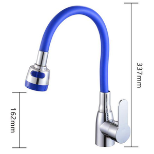 Modern <strong>Pull</strong> Down <strong>Sprayer</strong> Kitchen Faucet Black Sink Taps with Cold Water Tap Mixer - Product Image 2