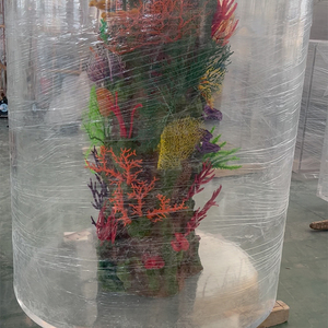 Acuario Cilíndrico <span class=keywords><strong>de</strong></span> Acrílico Transparente <span class=keywords><strong>de</strong></span> Gran Tamaño, 200 cm <span class=keywords><strong>de</strong></span> Altura, para Centro Comercial - Product Image 6