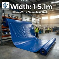 Bâche en PVC prête à l'emploi, imperméable et robuste, en PVC 1000D avec œillets en laiton pour camions, remorques et couvertures de foin