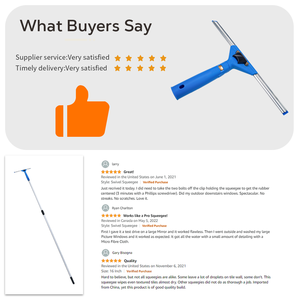 Venta caliente gris negro blanco OEM escurridor de ducha de silicona retráctil al por mayor limpiaparabrisas de piso limpiaparabrisas hoja de agua mango largo - Product Image 5