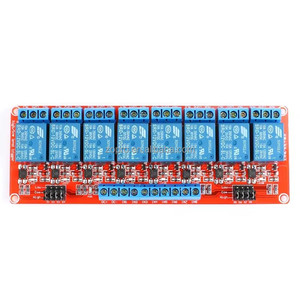 <span class=keywords><strong>Module</strong></span> relais Zopro 5V 12V 24V 8 canaux Montage <span class=keywords><strong>SMD</strong></span> Carte rouge Déclenchement haut/bas niveau Opto-isolé - Product Image 3