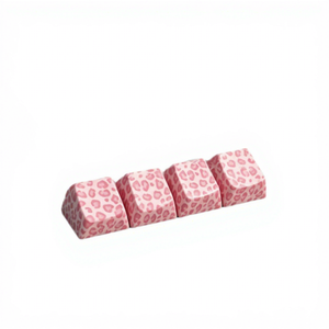 Leopard Print Keycaps Plastic Resin For Universal <b>Mechanical</b> <b>Keyboard</b> DIY Toy - Product Image 1