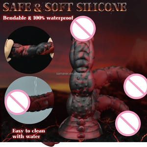 Dildo in Silicone Stile Roccia Vulcanica con Grande Nodo, Vibratore Realistico Morbido per Spinta, Giocattoli Sessuali, Enorme Dildo Mostruoso per Uomini e Donne - Product Image 6