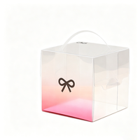 Caja de Plástico Portátil de Doble Capa Personalizable Zhenpin Packaging PR016, Tapa Curva Transparente Esmerilada, Diseño Autoenrollable, Banda Personalizada