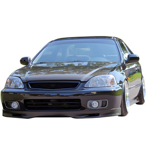 Spoon Style Parachoques delantero Lip Chin Spoiler Auto Repuestos para 1999-2000 Honda Civic EK - Product Image 3
