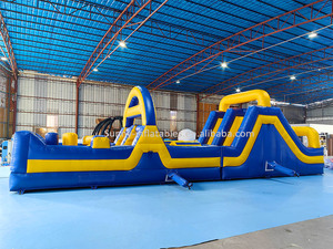 パーティレンタル機器障害物コース機器インフレータブルゲームインフレータブルマリオテーマ障害物コース子供用 - Product Image 2