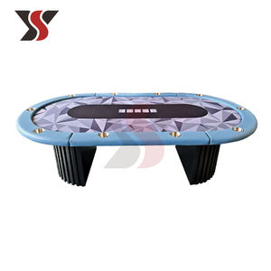 Mesa <span class=keywords><strong>de</strong></span> Póker Texas Hold'em Profesional <span class=keywords><strong>de</strong></span> Combinación Personalizada (Larga y Corta) para Casino y Club, Venta Caliente YS - Product Image 2