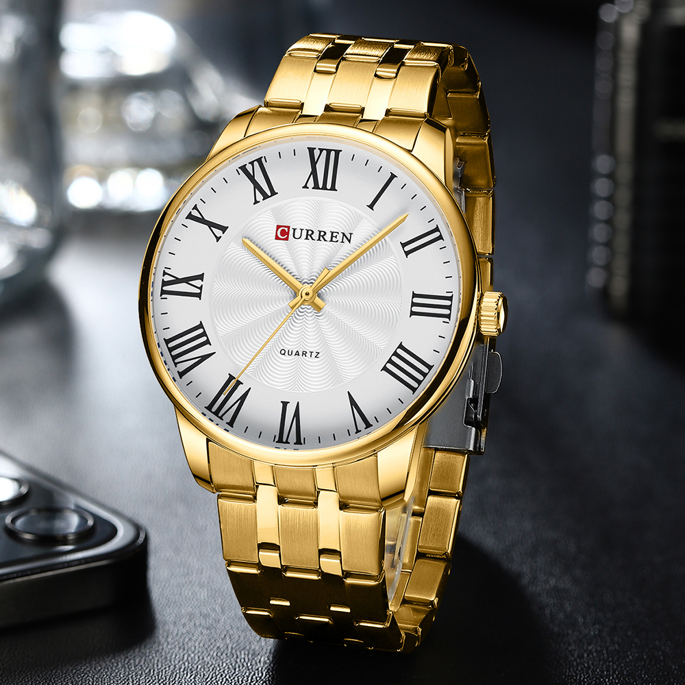 Nouvelles montres pour hommes Top marque de luxe CURREN Quartz montre pour hommes Sport étanche montres-bracelets Date d'affaires Relogio Masculino