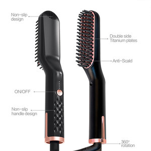 Electric Heated Beard Straightening Comb Brush <strong>Hair</strong> <strong>Straightener</strong> <strong>for</strong> <strong>Men</strong> - Product Image 6