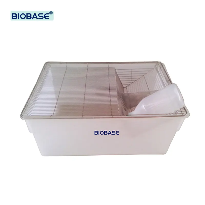 BIOBASE 465*300 * 180mmマウスケージ蓋付きボトルとストッパー実験室および病院用マウスケージ