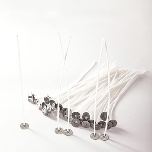 Mèches de <span class=keywords><strong>bougie</strong></span> en coton naturel pré-cirées, sans fumée, à languettes, <span class=keywords><strong>pour</strong></span> la fabrication de bougies - Vente en gros - Product Image 3