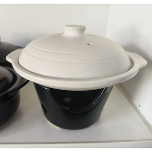 หม้อดินเผาเซรามิกสำหรับเตาแก๊สและเตาแม่เหล็กไฟฟ้าดีไซน์ตามสั่งผลิตจากโรงงานจีน - Product Image 2