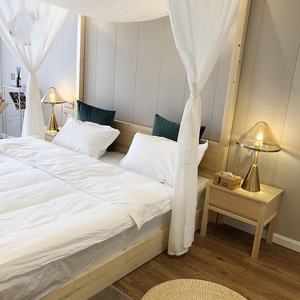 New Style Nordic Vintage Decorative Bedside Modern Mood Glass Metal Gold Mushroom <b>Table</b> <b>Lamp</b> for <b>Study</b> Desk - Product Image 6