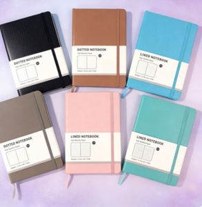 Carnet de notes de poche personnalisé avec logo A5, agenda en cuir, carnet de notes personnalisé avec bande élastique, couverture rigide, journal, planificateur - Product Image 2