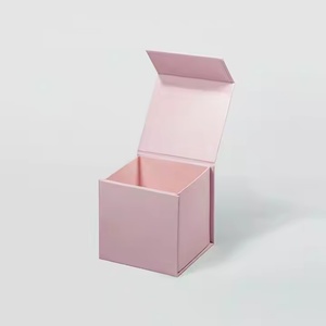 Personalized Custom Design Packaging <b>Gift</b> Box Empty Rigid Paper Folding Magnetic <b>Candle</b> Box Packaging - Product Image 3