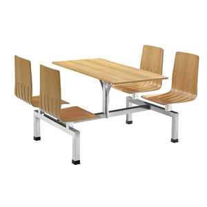 <strong>Canteen</strong> Hall Set Simple 4 Seats Dining <strong>Table</strong> - Product Image 2