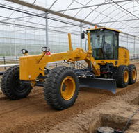 Nouvelle Niveleuse à moteur Shanbo GR1803IV 190 CV 15,4 tonnes pour la construction, avec un moment de charge élevé, lame de 13 pieds et ripper