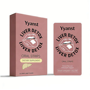 OEM/ODM Bandes orales détoxifiantes pour le foie à base de racine de Pueraria Lobata, ingrédient naturel, à dissolution rapide pour une absorption rapide - Product Image 1