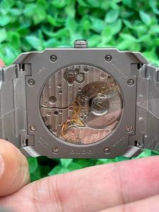 Wholesale Micro-Movement Super BV Factory OCTO Titanium Men Watch – 7.5mm Ultra-Thin Luxury Mechanical Relojes Hombre - Product Image 4