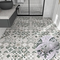 Revêtement de Sol PVC Effet 3D, Papier Peint Adhésif pour Décoration Murale Intérieure