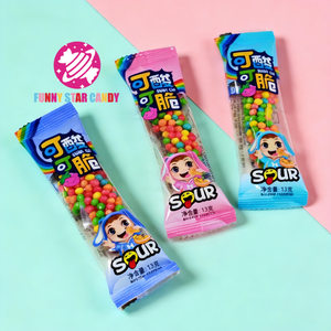 Caramelle Gommose Halal Sour Rainbow Rope Crunchy, Gusto Frutta, Croccanti, Personalizzabili, all'Ingrosso - Product Image 5