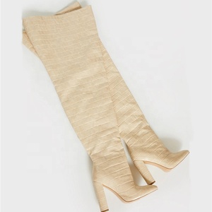 Women Stilettos High Heel <b>Boots</b> Over Knee Long <b>Boots</b> for Ladies Stone Print Women Thigh High Winter <b>Boots</b> Customized Big Size 43 - Product Image 6