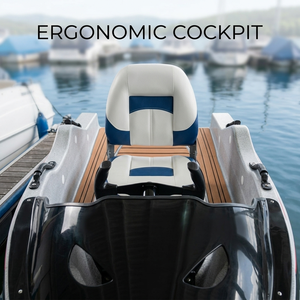 Bateau à moteur électrique à coque EPP personnalisé, livraison rapide, moteur in-bord, haute vitesse, silencieux, monoplace, bateau de tourisme à jet - Product Image 3