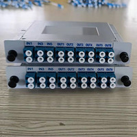 Fournisseur d'usine – Boîtier LGX 8 voies, répartiteur optique PLC de type cassette 1x8, connecteur SC/APC, 1260-1650nm, G657A1, gaine LSZH/PVC