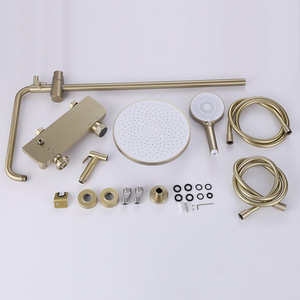 Austenite <b>Shower</b> Faucet YQ160010TY Digital Display Rotary Temperature <b>Control</b> Modern Luxury Bath Hardware Set - Product Image 3