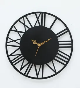 Reloj de pared de diseño de metal duradero de alta calidad con acabado elegante para la decoración del hogar y la Oficina para un cronometraje y estilo precisos - Product Image 3