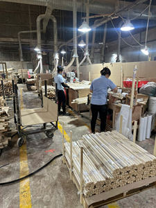 Tiges de chevillères rondes en bois massif durables - Matériaux de bricolage modernes autoportants pour l'artisanat - Product Image 3