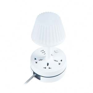 Vendita calda Multi-funzionale 2500W 2USB Standard lampada da tavolo <span class=keywords><strong>presa</strong></span> <span class=keywords><strong>per</strong></span> la casa aspetta - Product Image 1