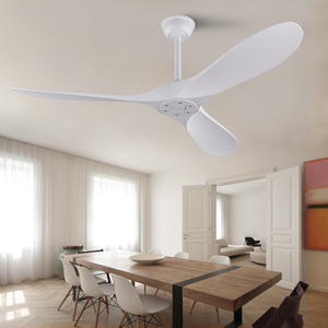 <span class=keywords><strong>Ventilateur</strong></span> de plafond intérieur sans lumière, style américain, pales en bois massif, moteur <span class=keywords><strong>silencieux</strong></span> pour salon, garage, ferme - Product Image 3