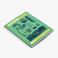 Livre à couverture souple personnalisable avec estampage à chaud or et argent et gaufrage sur papier couché Reliure parfaite