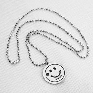 Nuovo marchio di moda di vendita caldo Cartoon XX faccia sorridente giardino marca maschio e femmina coppia collana ciondolo <span class=keywords><strong>Hiphop</strong></span> - Product Image 3