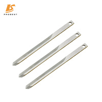 Cuchilla de Corte Automática 801420, 88x5.5x1.5mm, M2 HSS, para Máquina de Corte de Tela Lectra Q25 IX CAD, Repuestos