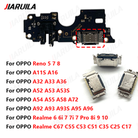 USB-Buchse Ladeans chluss stifte für OPPO Realme C67 C55 C53 C51 C35 C25 C17 6 6i 7 7i 7 Pro 8i 9 10 Typ-C-Stecker-Ladeans chluss