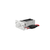 Électroaimant SM02B à trou rond pour montage encastré, 12 V CC, pour fonctionnement continu, serrure électrique sans clé