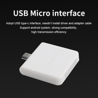 Lector Pasivo USB OTG Móvil RFID UHF FONKAN de 865-868 MHz o 902-928 MHz para Etiquetas EPC GEN2 R/W