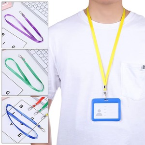 Custom Nylon Lanyard Safety Breakaway Retractable Badge Reel Metal Hook ID Card Holder Phone <b>Camera</b> Strap - Product Image 3