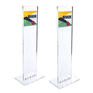 Acrylic 4S xe cửa hàng cửa hàng nhà hàng Bảng menu tầng đứng hiển thị lucite A3 A4 A5 <span class=keywords><strong>Brochure</strong></span> dấu hiệu chủ tầng hiển thị giá - Product Image 2