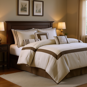 Ensemble de couette 7 pièces en coton tissé floral, super king, queen, king, literie pour la maison - Product Image 2