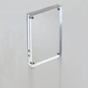 Cornice per foto in acrilico cornice per foto trasparente personalizzata cornice per foto con magneti trasparenti