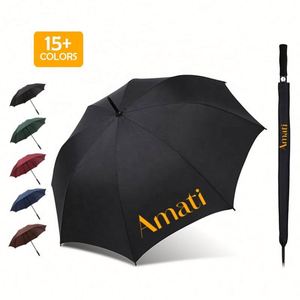 Paraguas de Fibra de Vidrio Personalizado con Logotipo, de Apertura Automática, Resistente al Viento, Impermeable, de Alta Calidad, Estilo Vintage, para Regalos Corporativos - Product Image 1