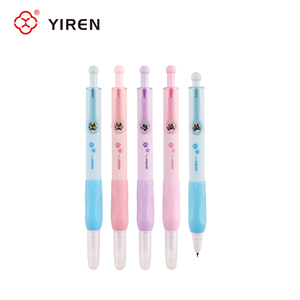 Bolígrafo <span class=keywords><strong>de</strong></span> Escritura Borrable YIREN, Diseño Kawaii Meow, Retráctil, Punta <span class=keywords><strong>de</strong></span> Acero <span class=keywords><strong>de</strong></span> 0.38mm, Mango <span class=keywords><strong>de</strong></span> Goma Suave, para Niños y Uso Escolar - Product Image 1