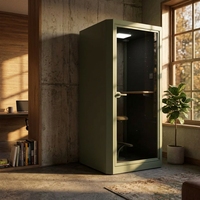 UNIBOOTH - Pod de bureau préfabriqué portable, ignifuge ASTM-E84, 30 dB, ISO 23351, installation rapide en 30-45 minutes, pour salle de formation, hall, livraison rapide