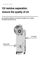 Facile à utiliser la machine de presse d'huile de Vevor/machine d'extraction d'huile pour des fèves de cacao