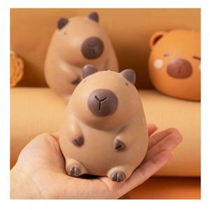 Premium Customized Eco-friendly TPR High Quality Capybara <b>Squishy</b> Toy Set Slow Rise Mochi Taba Kit Kids' Stress Relief Sensory - Product Image 1