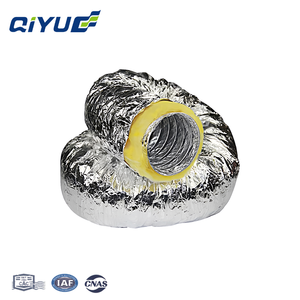 Tuyau flexible isolé R4/R6/R8 pour CVC, conduit d'air en aluminium renforcé <span class=keywords><strong>de</strong></span> fil d'acier pour la ventilation - Product Image 6