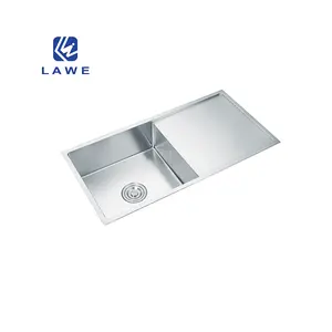 Guangdong Supplier Deep Bowl Design Wholesale 304 Stainless Steel Bowl Handmade Smart Kitchen Sink